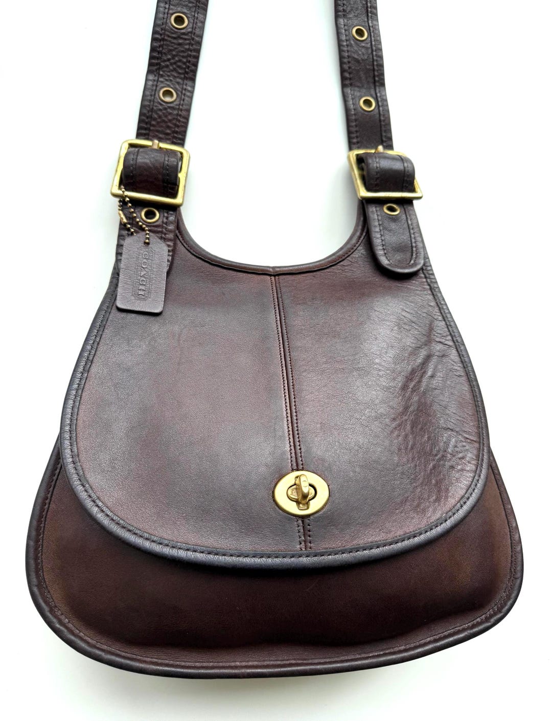 バッグ vintage coach old waist pouch brown バッグ vintage coach old waist pouch brown Coach Small Framed