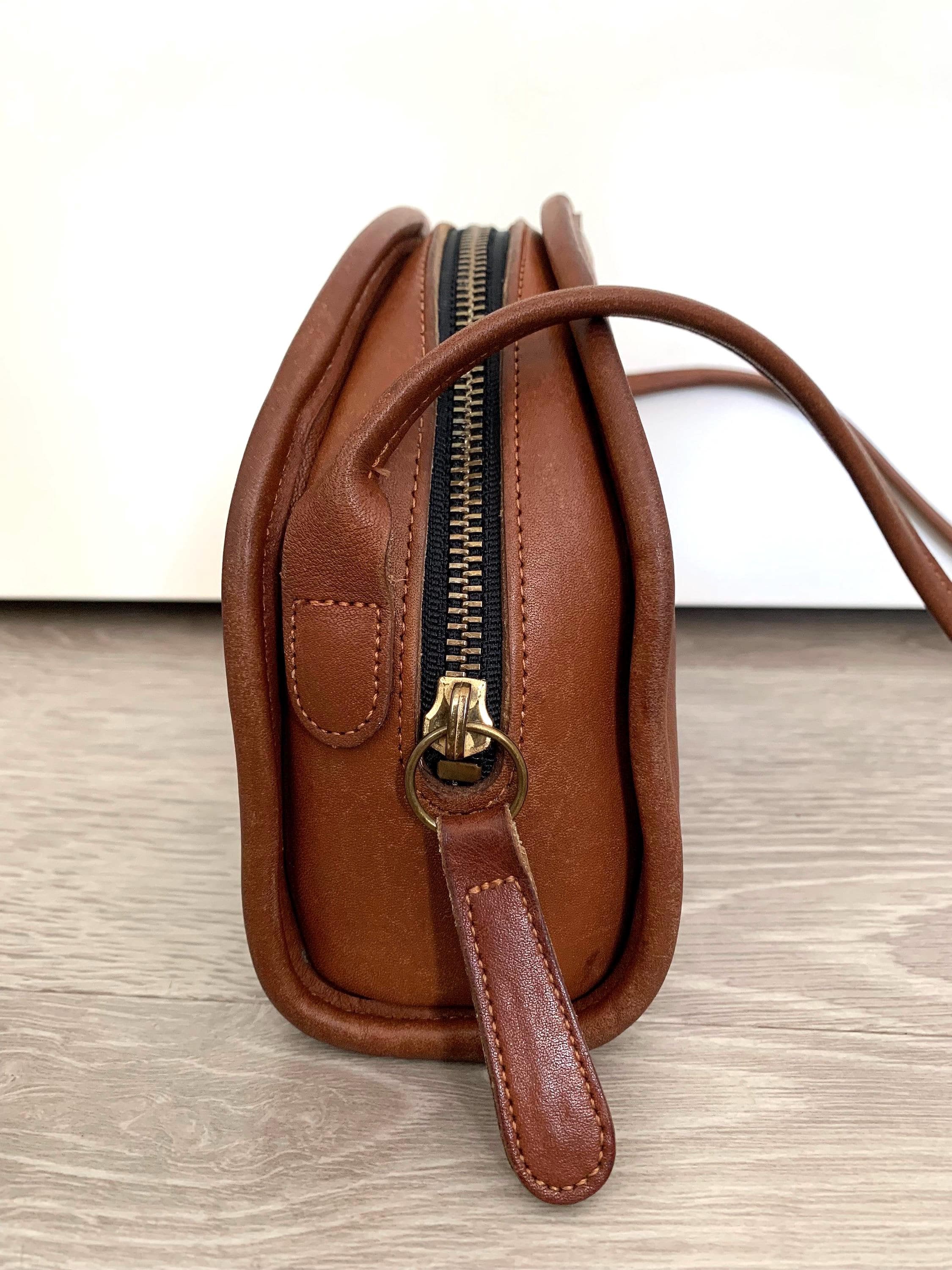 COACH Vintage Kimball Zip Crossbody or Shoulder Bag in British Tan 