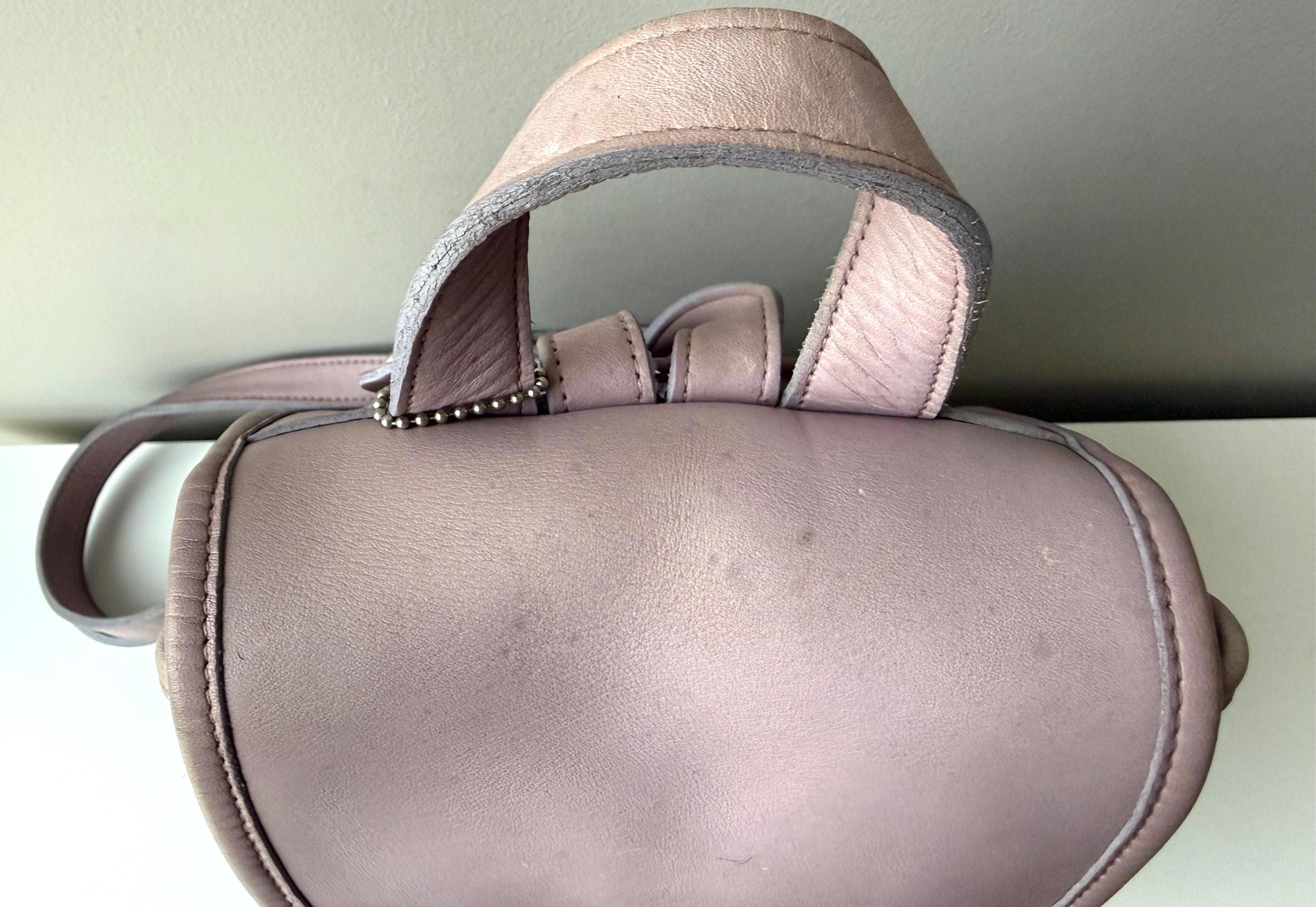 COACH Vintage Daypack in RARE Lavender With Nickel Hardware 