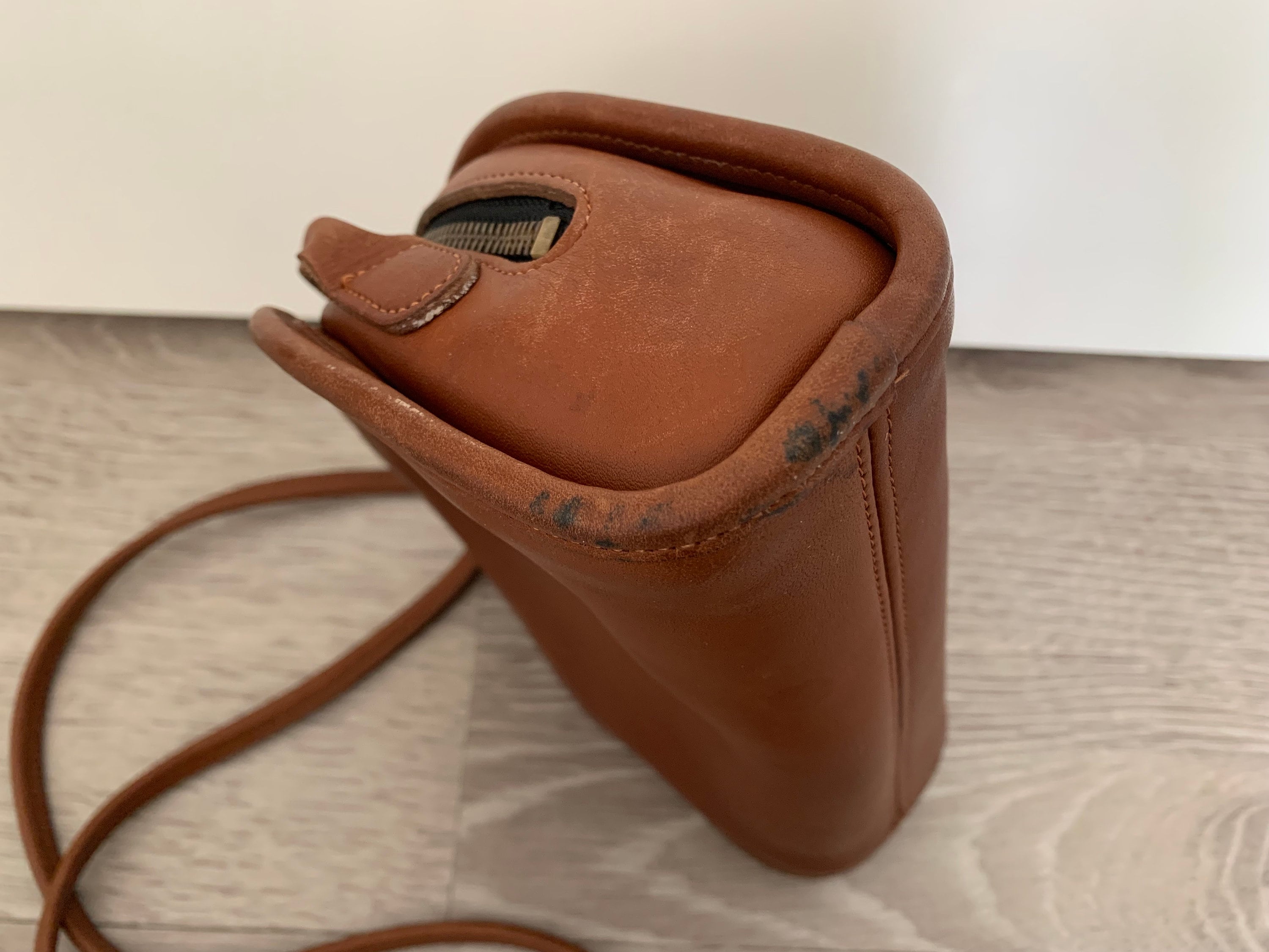 COACH Vintage Kimball Zip Crossbody or Shoulder Bag in British Tan 