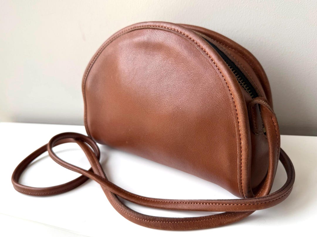 COACH Vintage Kimball Zip Crossbody or Shoulder Bag in British Tan