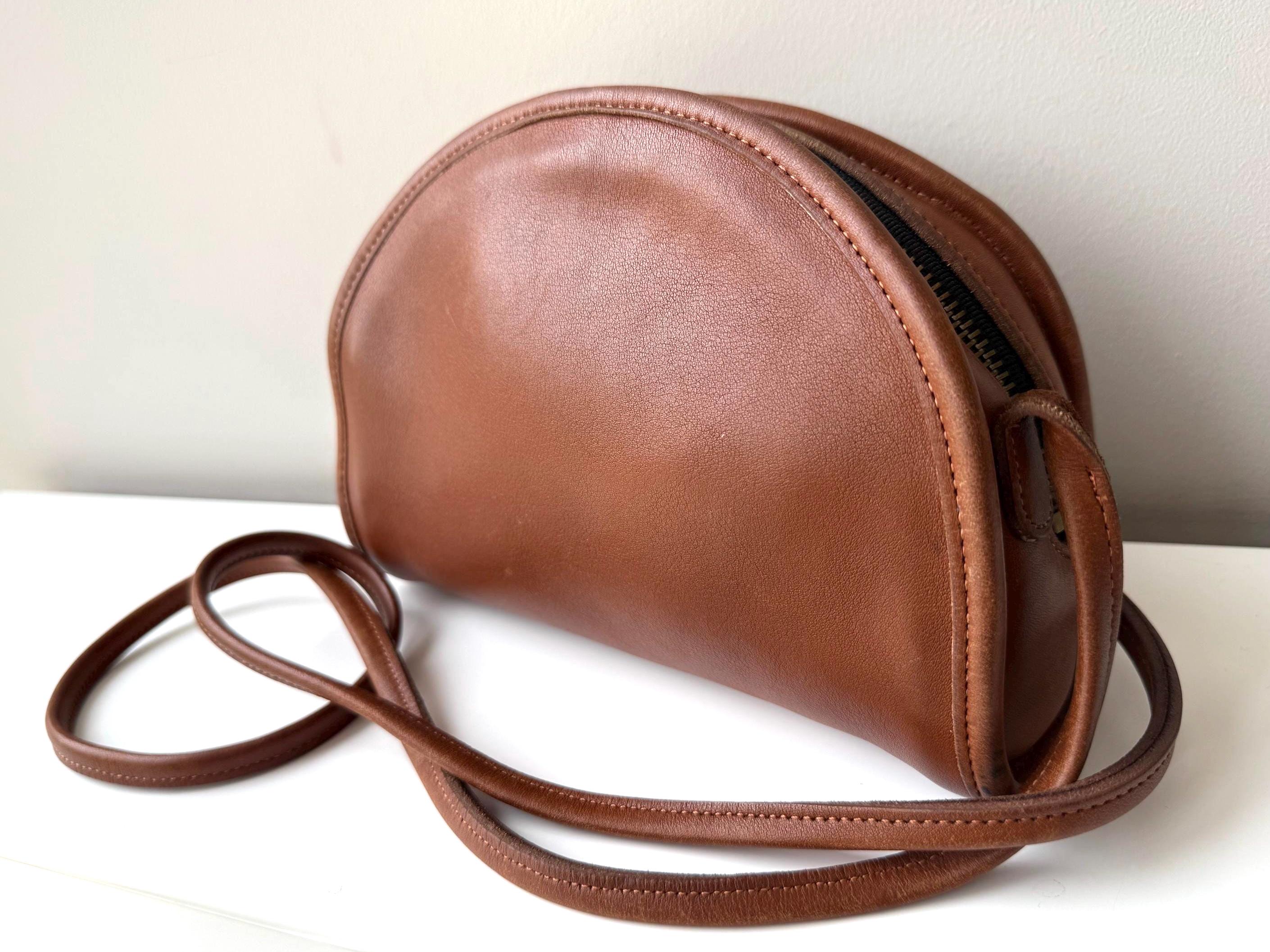 COACH Vintage Kimball Zip Crossbody or Shoulder Bag in British Tan