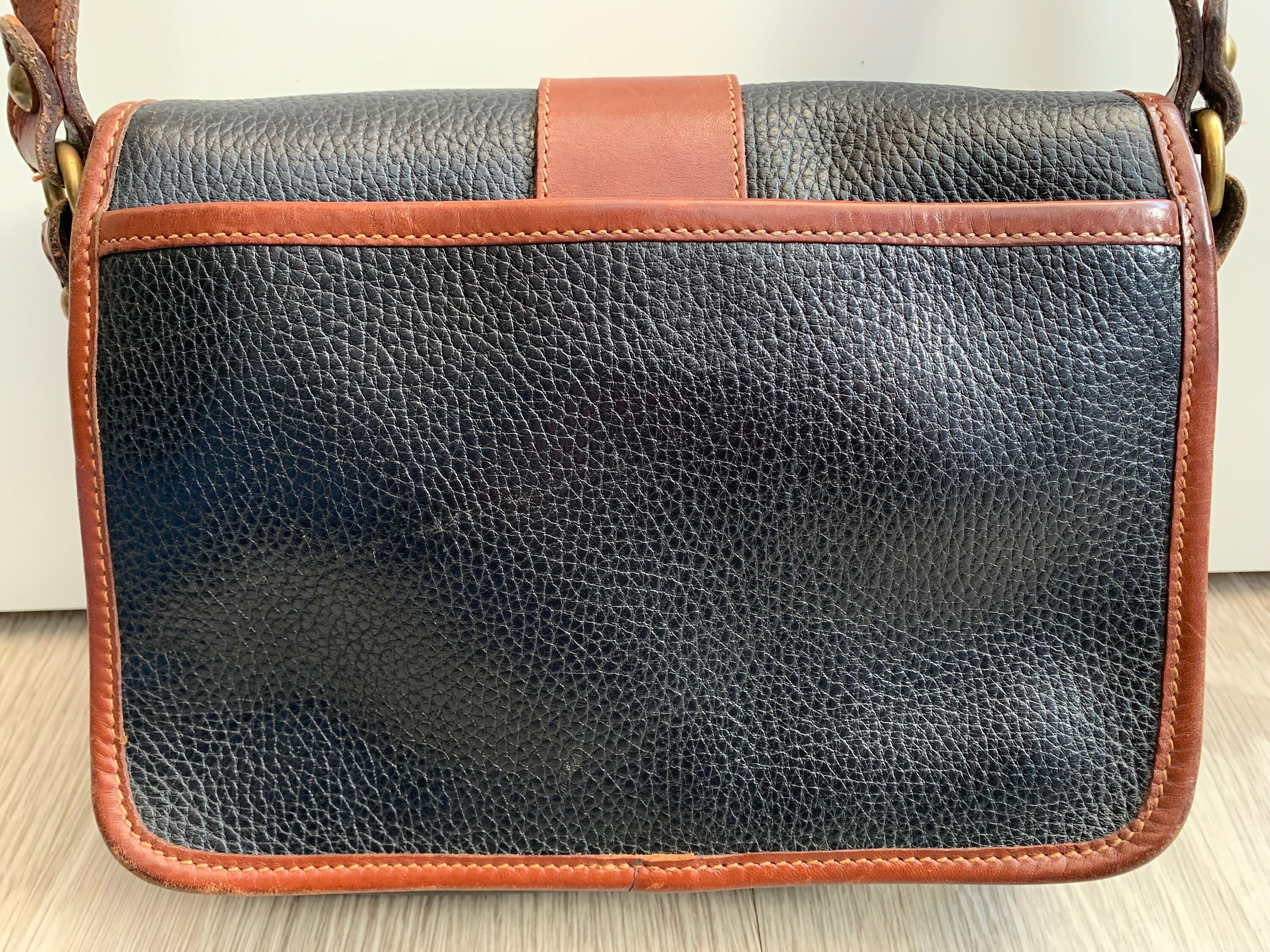 COACH Vintage Sheridan Mayfield Bag in Black & Tan - Style