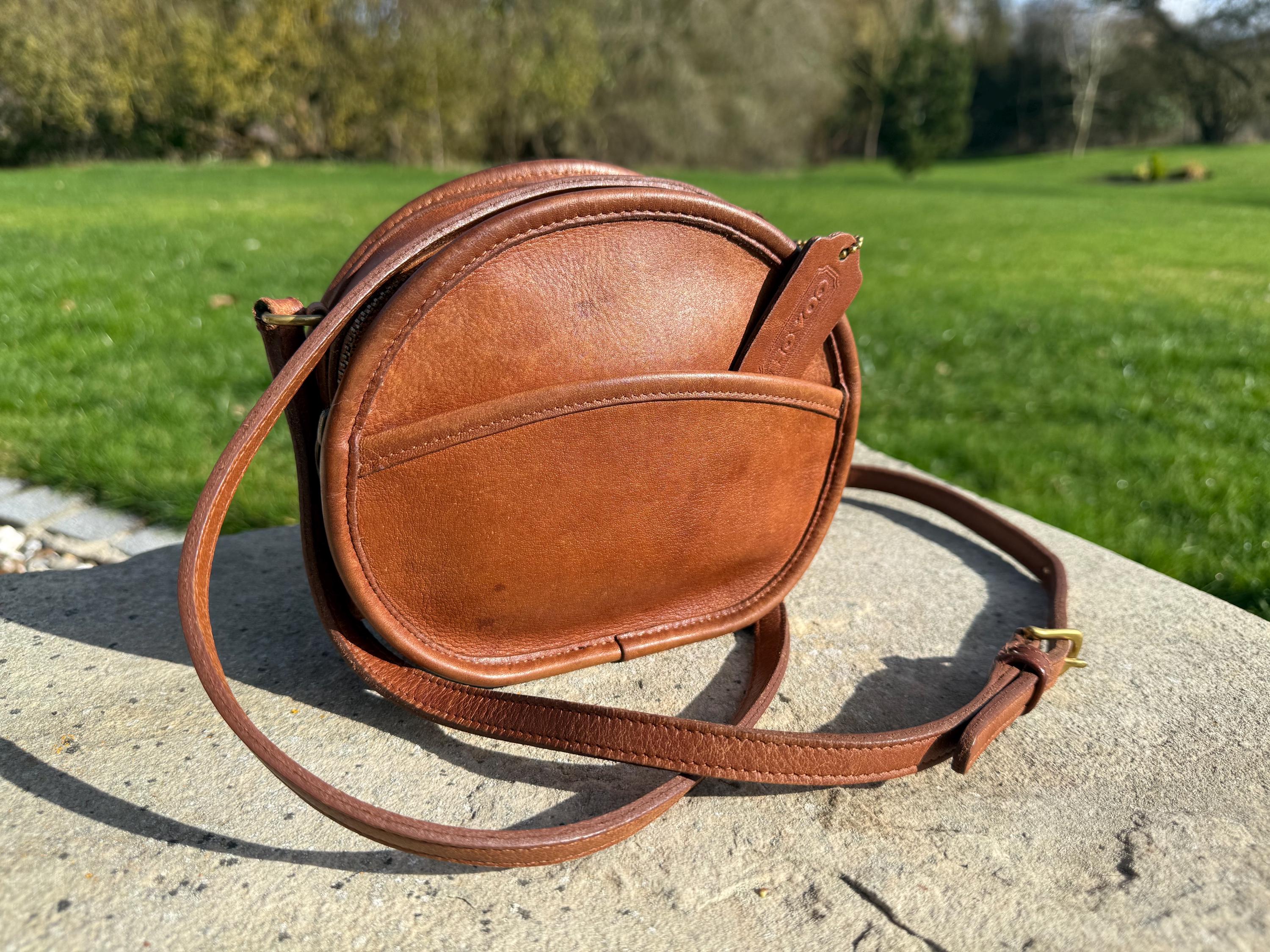 COACH Vintage Canteen Crossbody or Shoulder Bag in British Tan