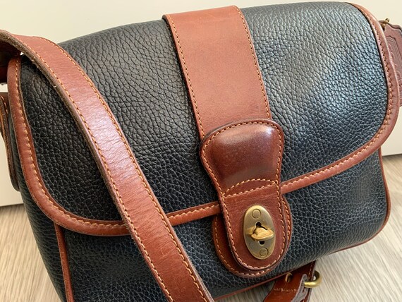 COACH Vintage Sheridan Mayfield Bag in Black Tan Style 4224 Etsy