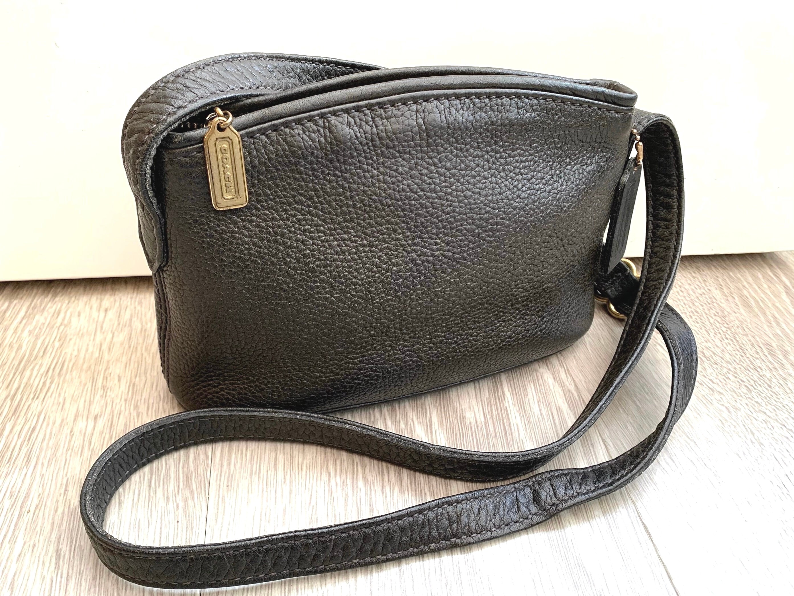 COACH Limited Edition Green Leather DEMI Small Shoulder Bag