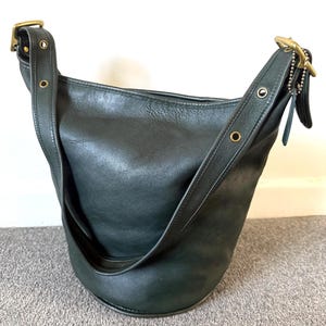COACH Vintage XL Duffle Feed Sac Large Bucket Bag in Rare Bottle
