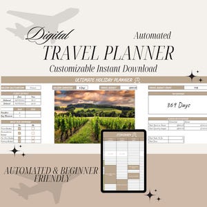 Digitaler Reiseplaner Reiseverlauf Reise Packliste Reisebudget Urlaubsplaner Urlaubsplaner