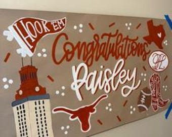 Custom College Graduation May 2026 Banner - quick shipping - craft paper- party decor- party sign- backdrop- butcher paper banner