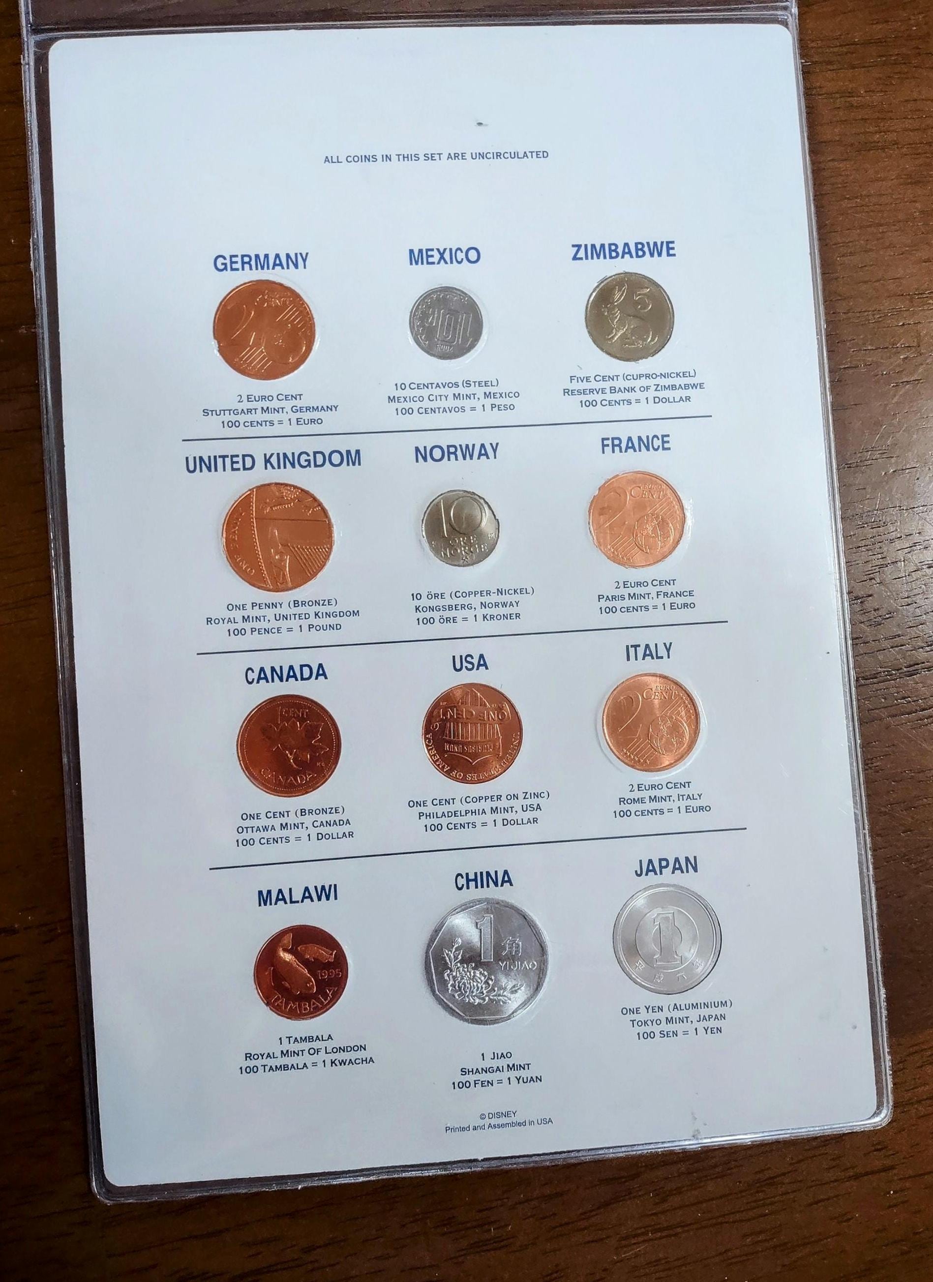 Epcot International Coin Set - Etsy Epcot International Coin Set - Etsy