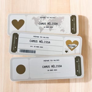 Carte Embarquement à Gratter – Annoncez une Surprise Voyage de Façon Inoubliable