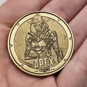 Any legend - Personalized Apex Legends 40mm solid brass challenge coin