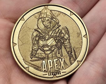 Any legend - Personalized Apex Legends 40mm solid brass challenge coin