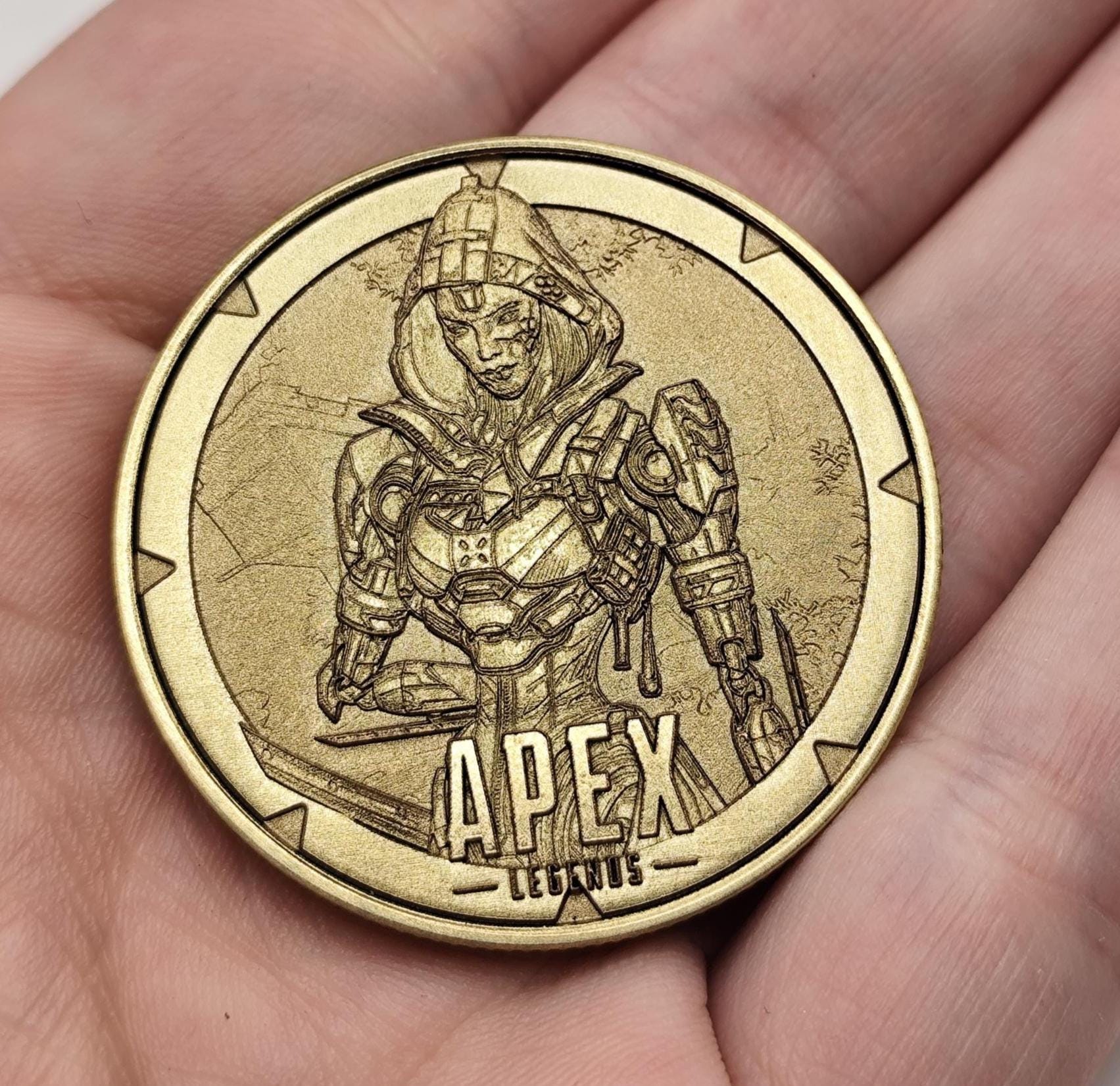 Any Legend - Personalized Apex Legends 40mm Solid Brass Challenge Coin -  Etsy