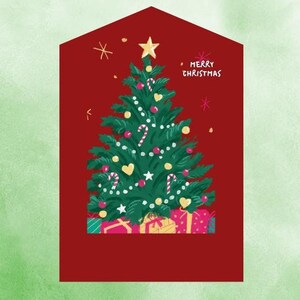 Charmante gepersonaliseerde kerstkaartjes en ornamenten: perfect voor je feesten! Kan worden gebruikt als borden, banners, ornamenten, displays en meer!