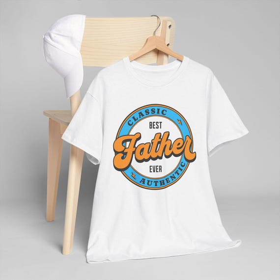 Fête des pères, soleil rétro père et fils, cadeau papa fier, tenue