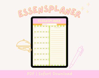 Meal plan with shopping list | Weekly meal planner | Printable meal plan PDF | 7-day family menu planner | Printable meal plan