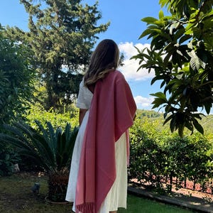 Cashmere Schal - Reversible Luxus türkischen Kaschmirmischung