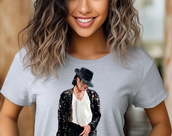 Michael Jackson Retro MJ Dance T-Shirt, 80s Music Legend Concert Tee
