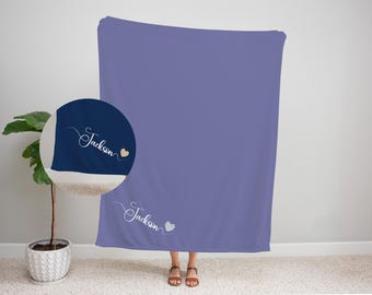 Custom Blanket with Name, Personalized Blanket, friends gift, Monogram Blanket for Adults, Personalized Holiday, Gifts, Birthday gift,