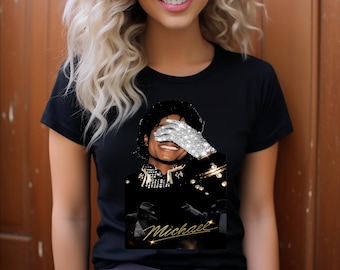 Michael Jackson King of Pop 80s Retro Concert T-Shirt