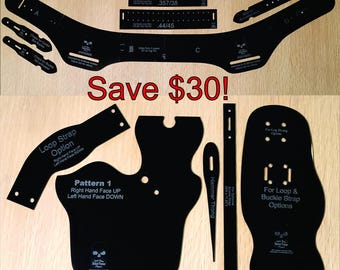 Custom Holster Pattern Cutting Guide For Leather Craft Project Design Template Making Kit For Western Gun Accessory Design Tool For Craft