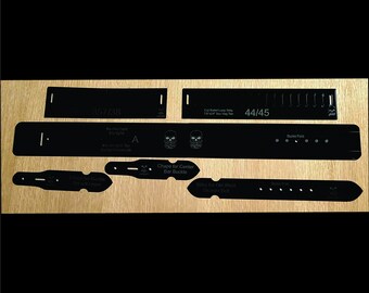 Gun Belt Template Making Guide Leather Craft Pattern Set Western Style Ranger Belt Making Leather