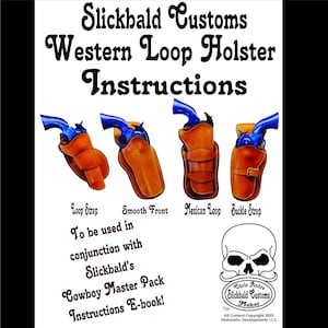Digital Cowboy Project Leather Pattern Revolver Holster Design Template Western Style Old West Reenactment Gear Making Guide Cowboy Shooting
