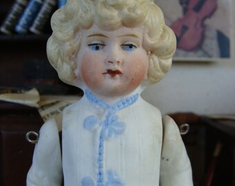 One Beautiful Vintage Bisque Jointed Doll