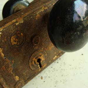 Beautiful Edwardian Door Knob Set for Restoration or Display
