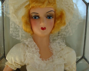 Antique French Ribbonwork Boudoir Box - Ruby Lane