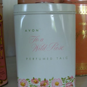 One Gorgeous Perfumed Talc Vintage Talcum Powder Wild Rose