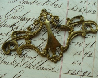 One Beautiful Antique Salvaged Victorian French Hardware