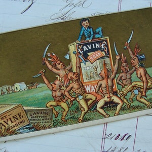 Antique 1800s Stunning Trade Card Soap Victorian advertisement Trading Card