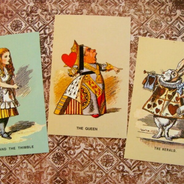 Alice in Wonderland Post Card Collection Last One