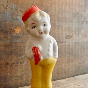 1900s Occupied Japan Bisque Adorable Bellhop Doll