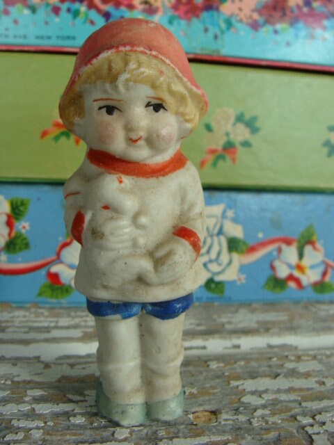 Vintage Bisque Penny Dolls (c.1920s) – Rush Creek Vintage