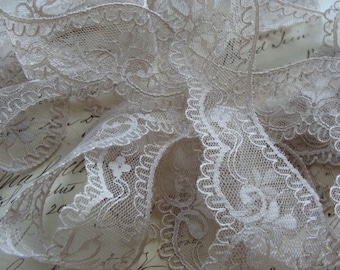 Stunning  Latte Victorian Edwardian Lace