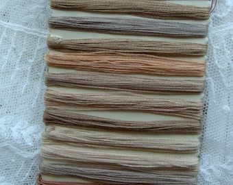 Antique Gorgeous Darning Mending unused Sewing Thread from England On Original Card Spools