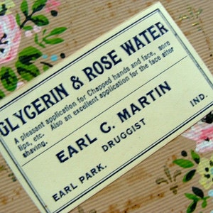 6 Antique Rose Water Pharmacy and Drug Co. 1940s image 2