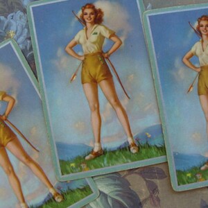 Antique Rare Pinups Pin Up Trade Playing Cards lot