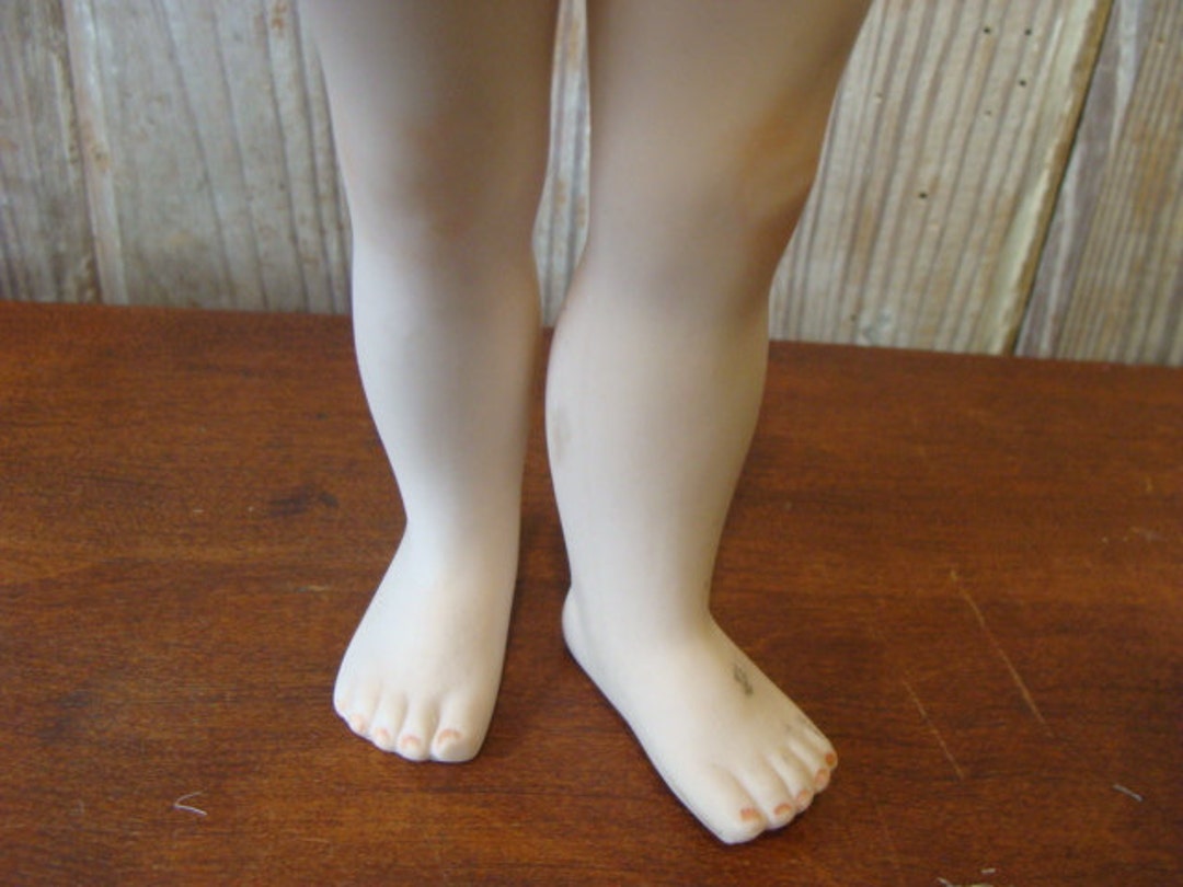 Antique Large Bisque/fired Porcelain Long Doll Legs Unit 202 Etsy