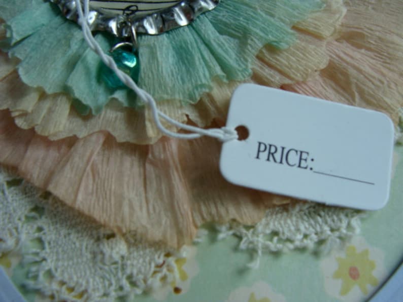 Vintage Sweet Small String Two Sided Tags Dozen Vintage - Etsy