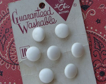 Antique White Button Card Set  Buttons