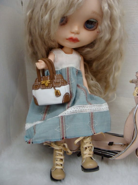 Blythe Designer Barbie Purse for Blythe, Barbie and Pullip