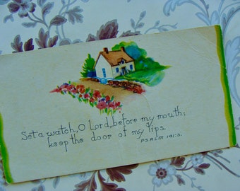 Gorgeous Victorian N0 Lithograph Card - The Apostle's Creed
