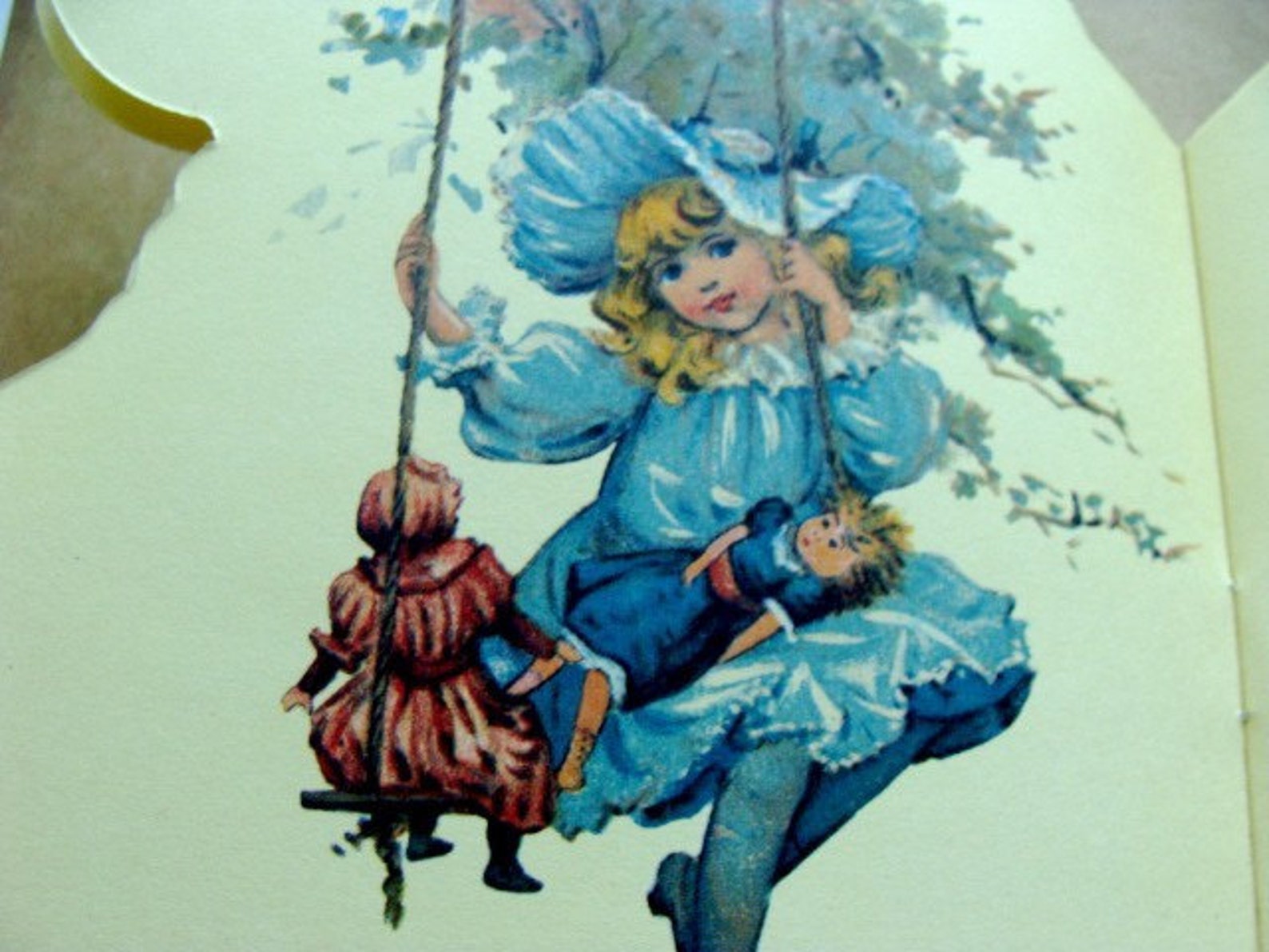 Vintage Story Book Dolly in the Country Etsy