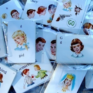 Very Vintage Picture Flash Card Lot