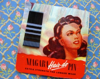 Vintage Original Bobby Pin Card Amazing Condition