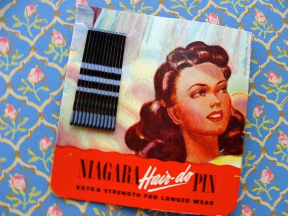 Vintage Original Bobby Pin Card Amazing Condition - image 1